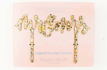  Mr & Mrs Pearl Cake Topper