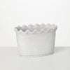 Scalloped Dish Garden Container