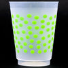 Green Dot Frost Flex Cups