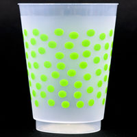 Green Dot Frost Flex Cups