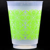 Green Scroll Frost Flex Cups