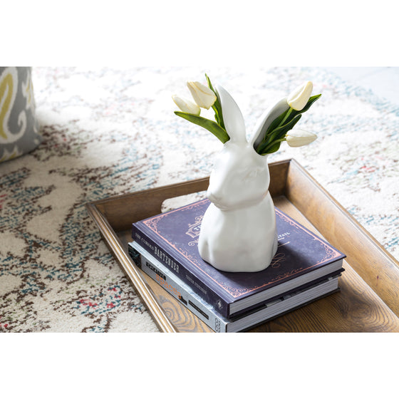 Ceramic Bunny Flower Vase