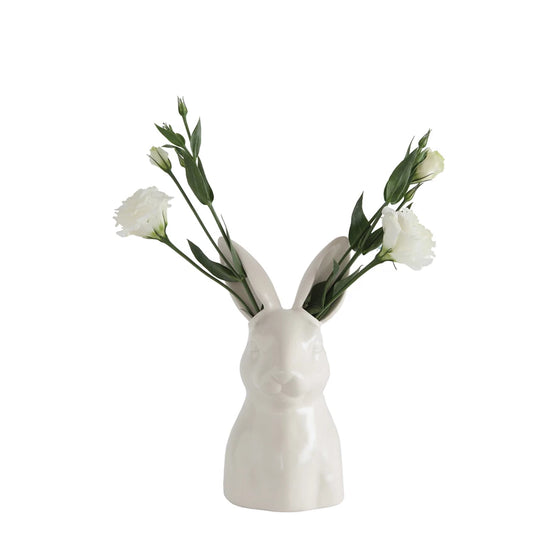 Ceramic Bunny Flower Vase