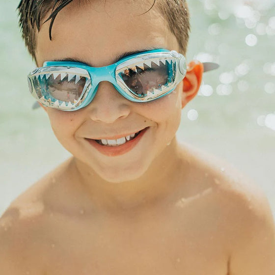 Baby Blue Tip Swim Goggles