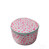 Pink Hearts Round Jewelry Bag